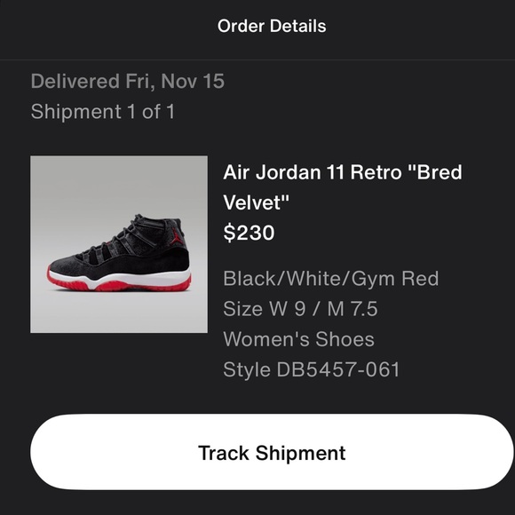 Jordan Men's Black and Red Sneakers - Picture 3 of 3